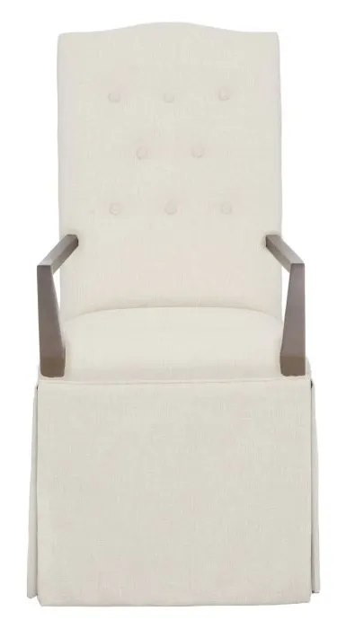 Fairfield 1227-04-T Camel Tall Button Back Skirted Arm Chair Fairfield 1227-04-T Camel Tall Button Back Skirted Arm Chair