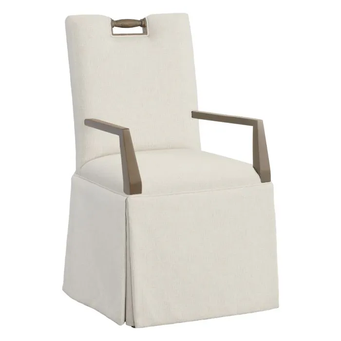 Fairfield 1231-04 Pull Short Back Skirted Arm Chair
