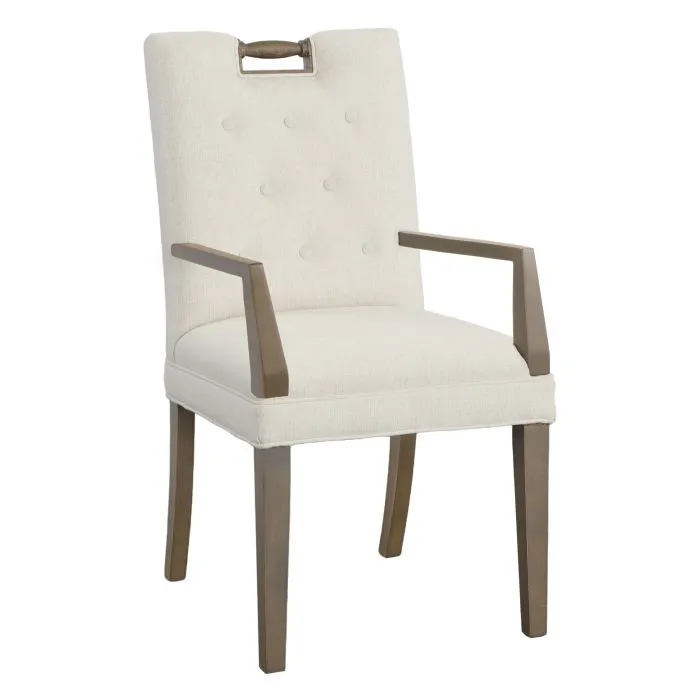 Fairfield 1232-04 Pull Short Button Back Arm Chair