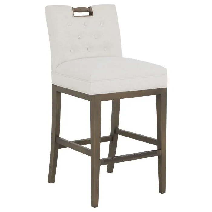 Fairfield 1232-07 Pull Short Button Back Bar Stool