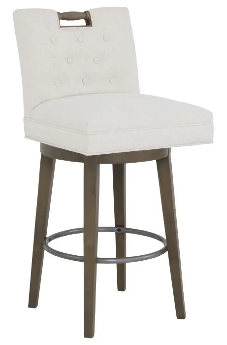 Fairfield 1232-08 Pull Short Button Back Swivel Bar Stool Fairfield 1232-08 Pull Short Button Back Swivel Bar Stool
