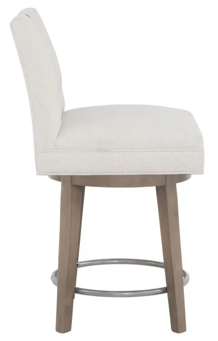 Fairfield 1232-C8 Pull Short Button Back Swivel Counter Stool Fairfield 1232-C8 Pull Short Button Back Swivel Counter Stool
