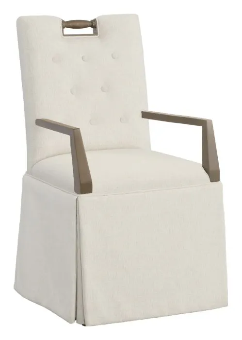 Fairfield 1233-04 Pull Short Button Back Skirted Arm Chair Fairfield 1233-04 Pull Short Button Back Skirted Arm Chair
