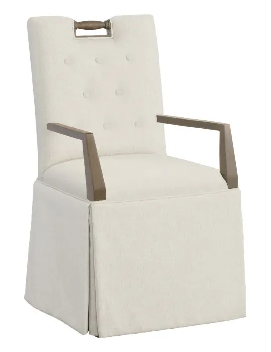 Fairfield 1233-04 Pull Short Button Back Skirted Arm Chair Fairfield 1233-04 Pull Short Button Back Skirted Arm Chair