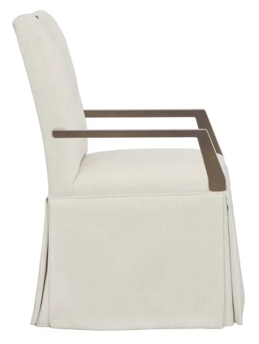Fairfield 1233-04 Pull Short Button Back Skirted Arm Chair Fairfield 1233-04 Pull Short Button Back Skirted Arm Chair
