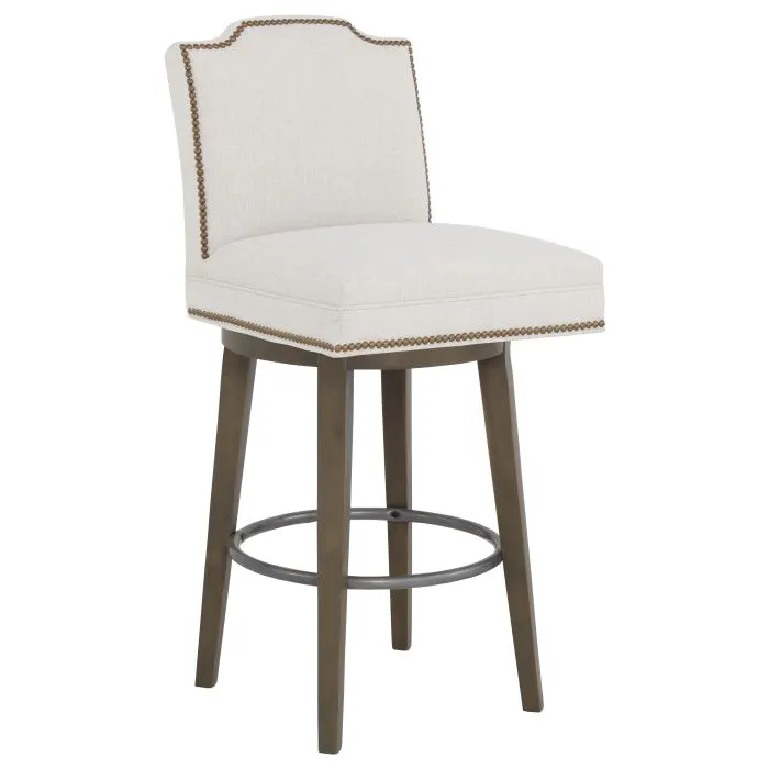 Fairfield 1240-08 Empire Short Back Swivel Bar Stool