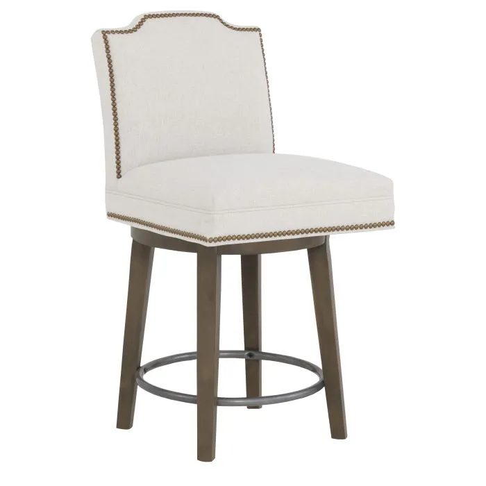 Fairfield 1240-C8 Empire Short Back Swivel Counter Stool