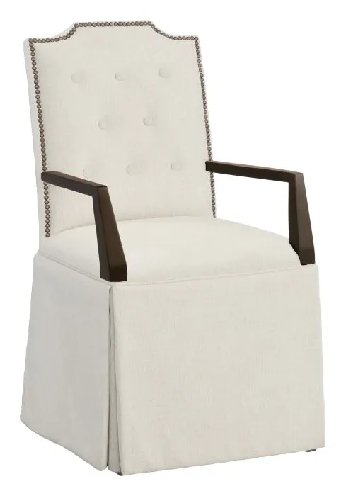 Fairfield 1243-04-T Empire Button Back Skirted Arm Chair Fairfield 1243-04-T Empire Button Back Skirted Arm Chair