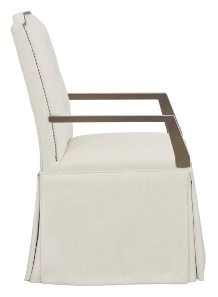 Fairfield 1243-04-T Empire Button Back Skirted Arm Chair Fairfield 1243-04-T Empire Button Back Skirted Arm Chair