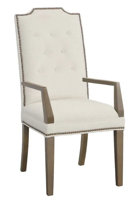 Fairfield 1246-04 Empire Tall Button Back Arm Chair Fairfield 1246-04 Empire Tall Button Back Arm Chair