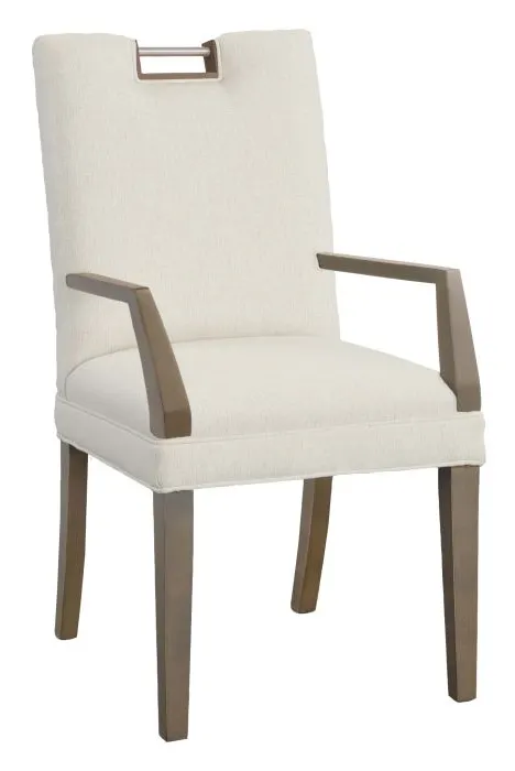 Fairfield 1260-04 Nickel Metal Pull Short Back Arm Chair Fairfield 1260-04 Nickel Metal Pull Short Back Arm Chair
