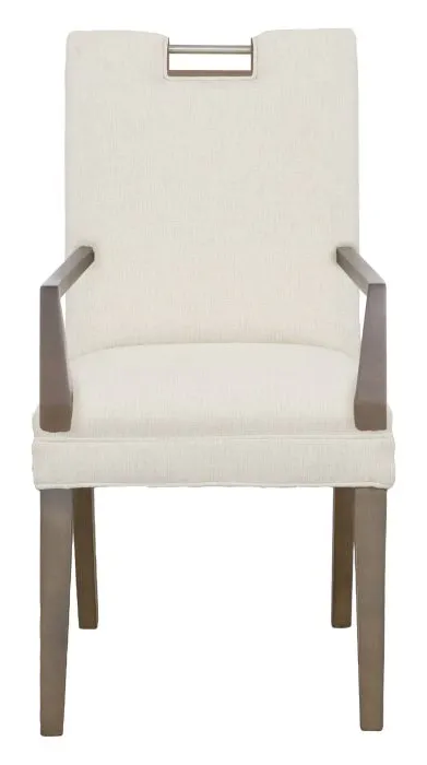 Fairfield 1260-04 Nickel Metal Pull Short Back Arm Chair Fairfield 1260-04 Nickel Metal Pull Short Back Arm Chair