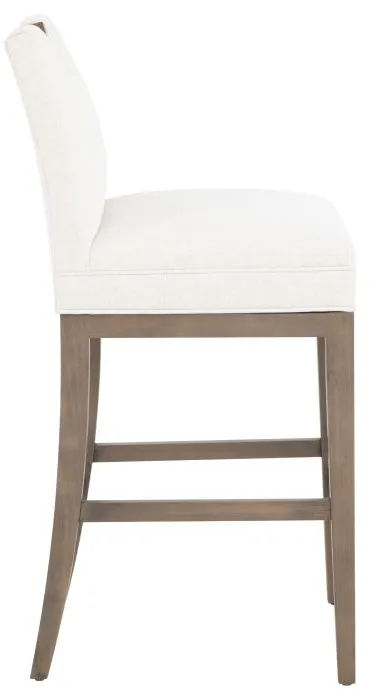 Fairfield 1260-07 Nickel Metal Pull Short Back Bar Stool Fairfield 1260-07 Nickel Metal Pull Short Back Bar Stool