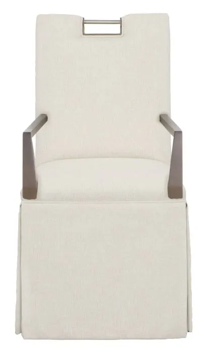 Fairfield 1261-04-T Nickel Metal Pull Back Skirted Arm Chair Fairfield 1261-04-T Nickel Metal Pull Back Skirted Arm Chair