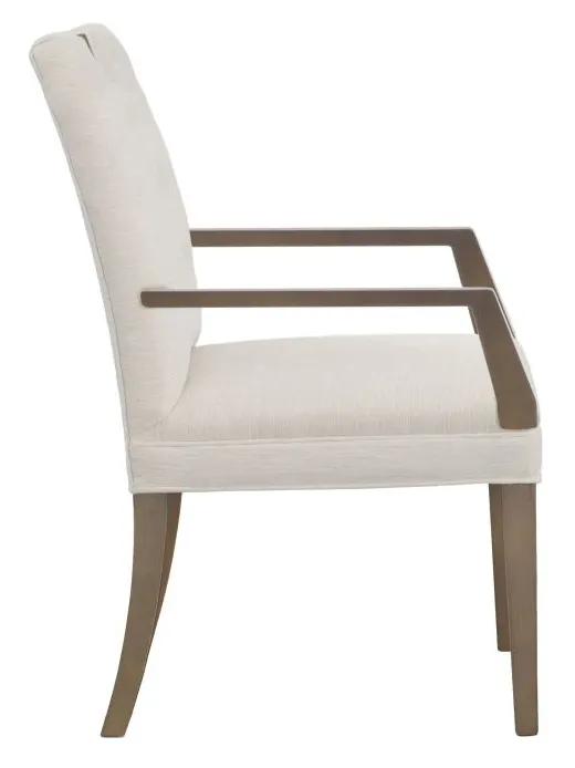 Fairfield 1262-04 Nickel Metal Pull Short Button Back Arm Chair Fairfield 1262-04 Nickel Metal Pull Short Button Back Arm Chair