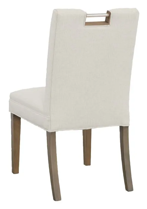 Fairfield 1262-05 Nickel Metal Pull Short Button Back Side Chair Fairfield 1262-05 Nickel Metal Pull Short Button Back Side Chair