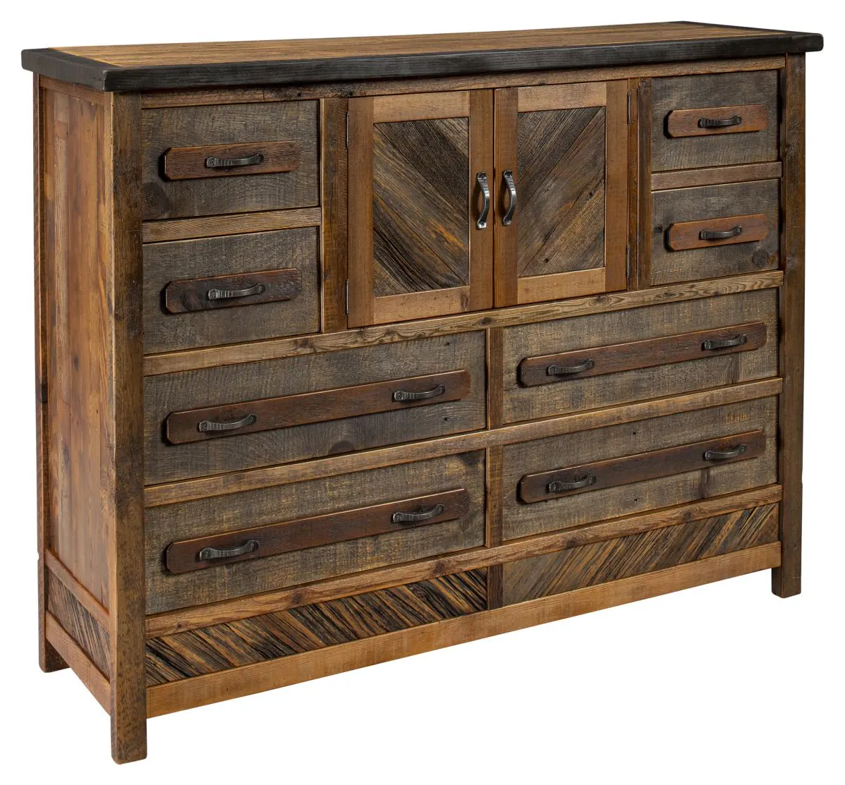 Green Gables Furniture 24030 Jackson Hole 8 Drawer 2 Door Mule Chest of Drawers Green Gables Furniture 24030 Jackson Hole 8 Drawer 2 Door Mule Chest of Drawers