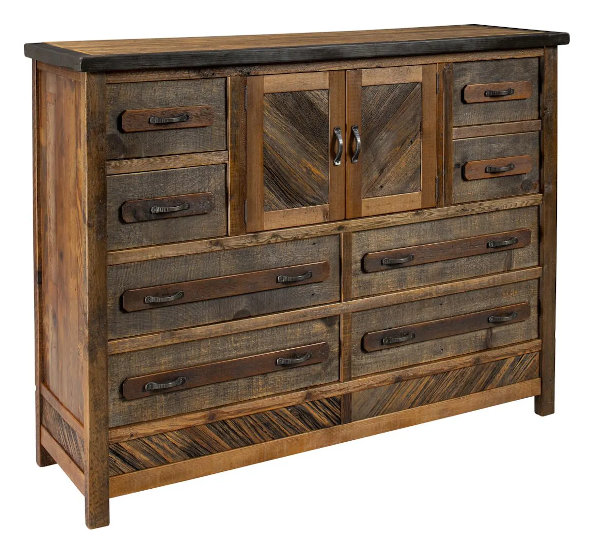 Green Gables Furniture 24030 Jackson Hole 8 Drawer 2 Door Mule Chest of Drawers Green Gables Furniture 24030 Jackson Hole 8 Drawer 2 Door Mule Chest of Drawers