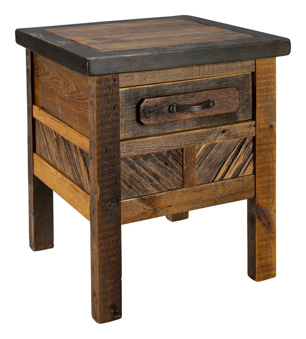 Green Gables Furniture 24510 Jackson Hole 1 Drawer Side Table Green Gables Furniture 24510 Jackson Hole 1 Drawer Side Table