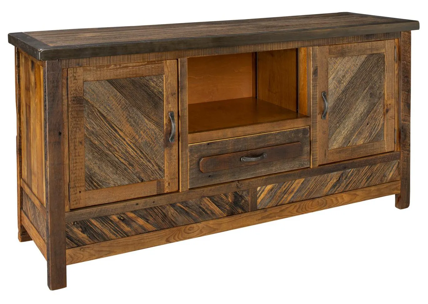 Green Gables Furniture 24870 Jackson Hole 2 Door 1 Drawer TV Stand