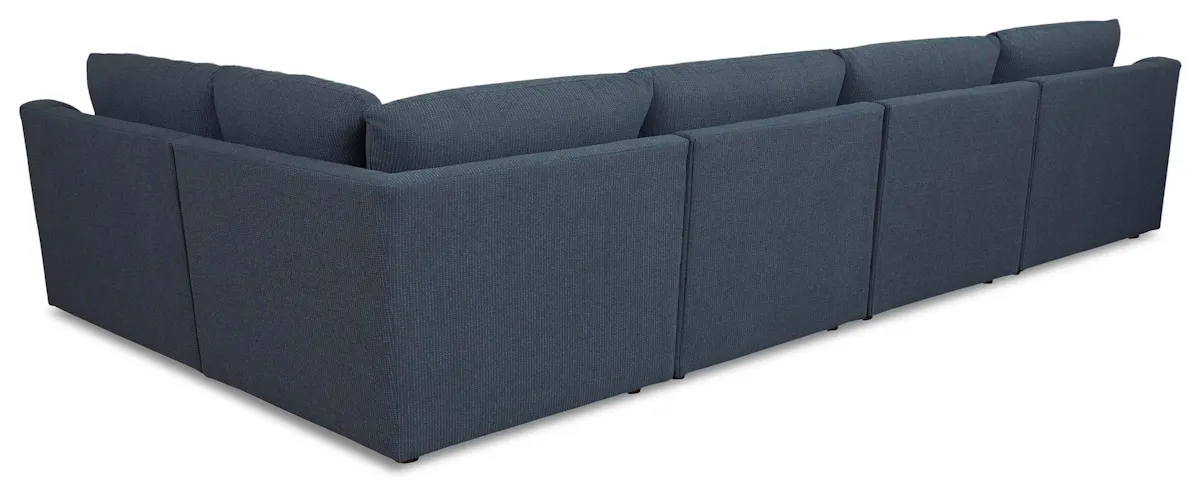 Bassett Furniture 2776-LUSECT5FC Blake Slope Arm U-Shape Sectional Bassett Furniture 2776-LUSECT5FC Blake Slope Arm U-Shape Sectional