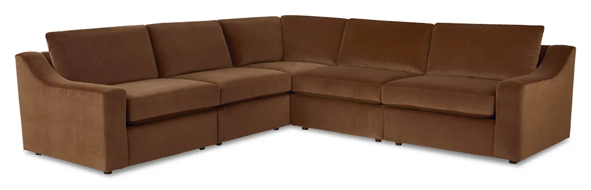 Bassett Furniture 2776-LSECT Blake Slope Arm Modular L-Shaped Sectional Bassett Furniture 2776-LSECT Blake Slope Arm Modular L-Shaped Sectional