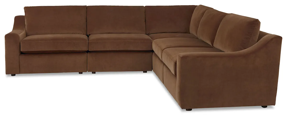 Bassett Furniture 2776-LSECT Blake Slope Arm Modular L-Shaped Sectional Bassett Furniture 2776-LSECT Blake Slope Arm Modular L-Shaped Sectional