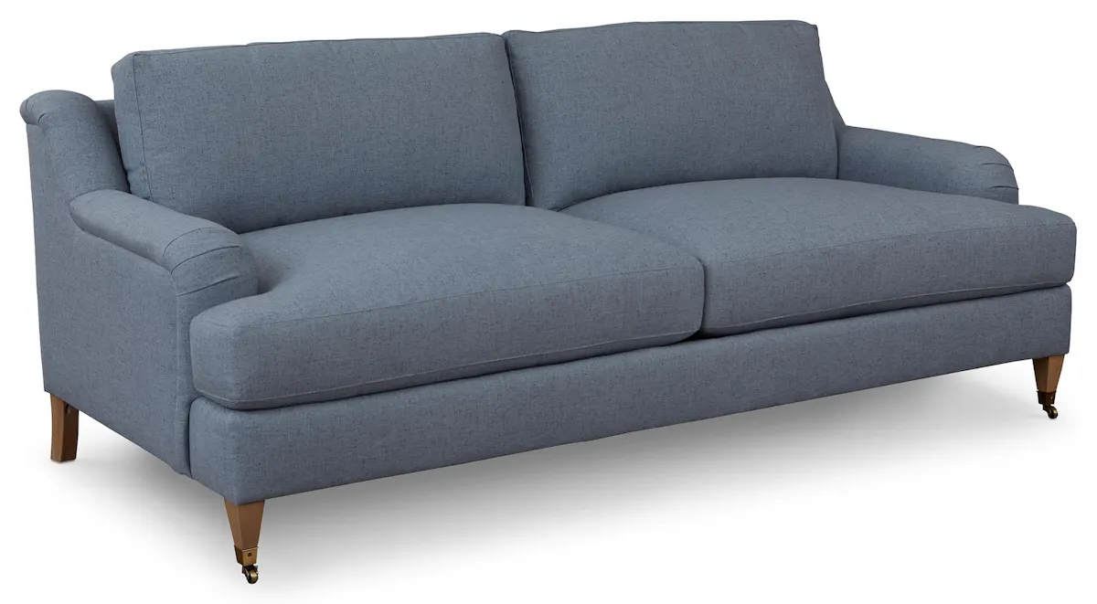 Bassett Furniture 2914-62 Stockten English Arm Two Cushion Sofa Bassett Furniture 2914-62 Stockten English Arm Two Cushion Sofa