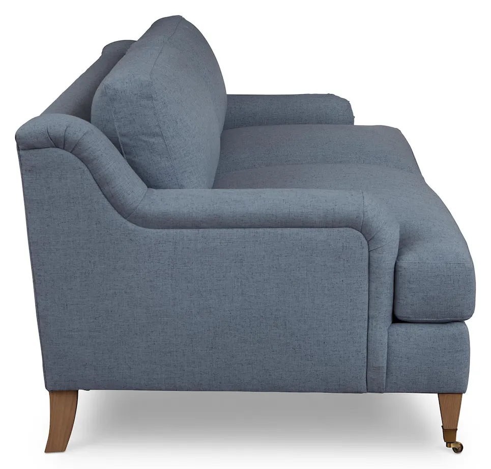 Bassett Furniture 2914-62 Stockten English Arm Two Cushion Sofa Bassett Furniture 2914-62 Stockten English Arm Two Cushion Sofa