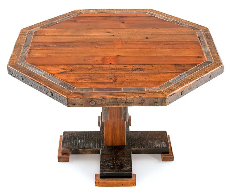 Green Gables Furniture 29061 Cody Octagon Pedestal Table