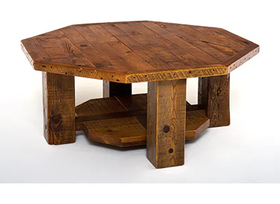 Green Gables Furniture 7208 Stony Brooke Octagon Coffee Table With Shelf Green Gables Furniture 7208 Stony Brooke Octagon Coffee Table With Shelf