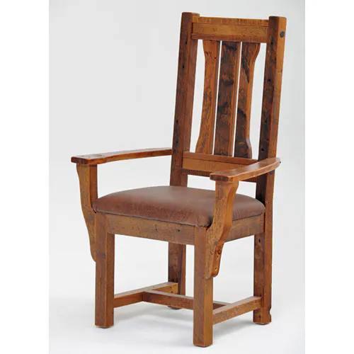 Green Gables Furniture 7851 Stony Brooke Arm Chair With Leather Seat