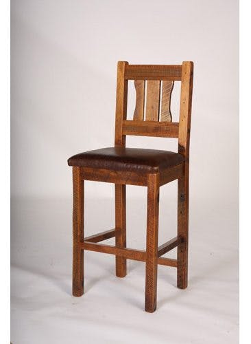 Green Gables 7852-W Stony Brooke Bar Stool 24 inch With Wood Seat