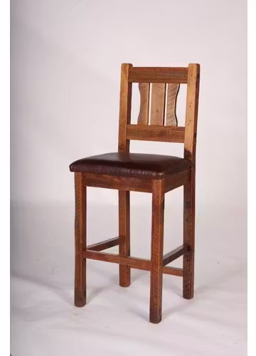 Green Gables Furniture 7852 Stony Brooke Bar Stool 24 inch With Leather Seat