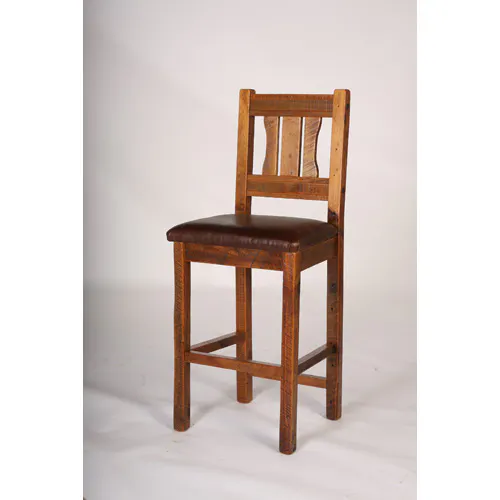 Green Gables Furniture 7852 Stony Brooke Bar Stool 24 inch With Leather Seat
