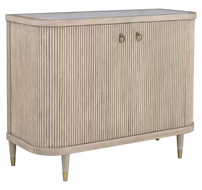 Fairfield 8030-82 Everett Two Door Demilune Credenza Fairfield 8030-82 Everett Two Door Demilune Credenza