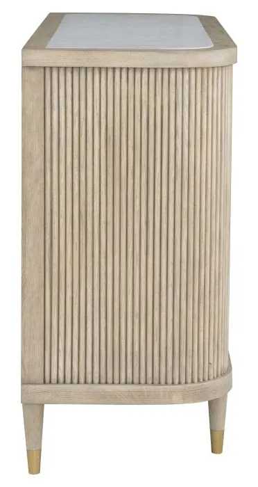 Fairfield 8030-82 Everett Two Door Demilune Credenza Fairfield 8030-82 Everett Two Door Demilune Credenza