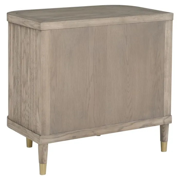 Fairfield 8030-BS Everett Demilune Nightstand Fairfield 8030-BS Everett Demilune Nightstand