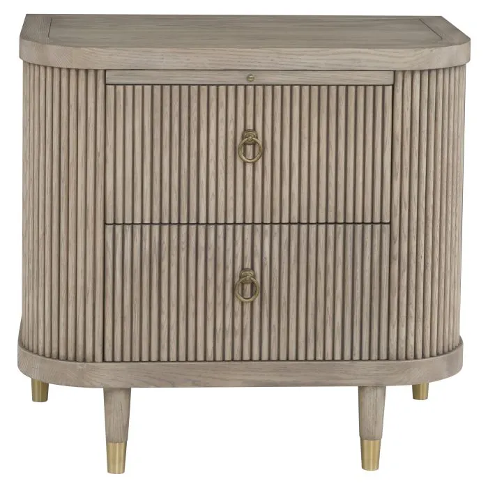 Fairfield 8030-BS Everett Demilune Nightstand Fairfield 8030-BS Everett Demilune Nightstand