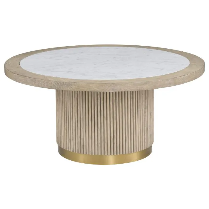 Fairfield M030-CK Everett Large Round Bunching Cocktail Table