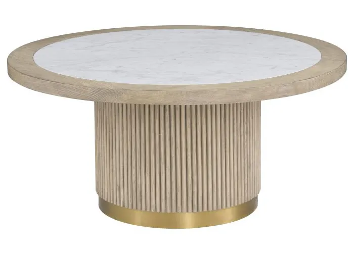 Fairfield 8030-CK Everett Large Round Bunching Cocktail Table Fairfield 8030-CK Everett Large Round Bunching Cocktail Table