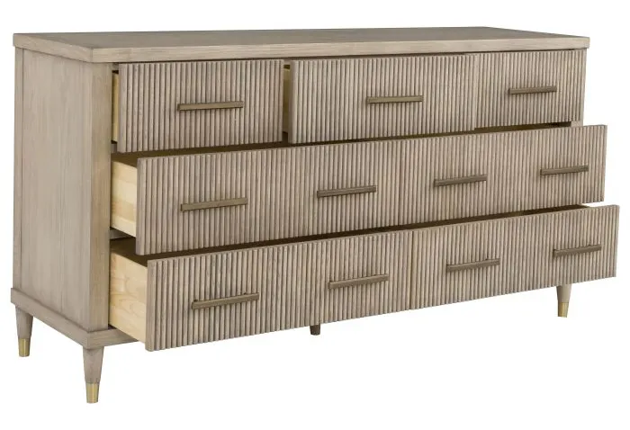 Fairfield 8030-DC Everett Seven Drawer Dresser Fairfield 8030-DC Everett Seven Drawer Dresser