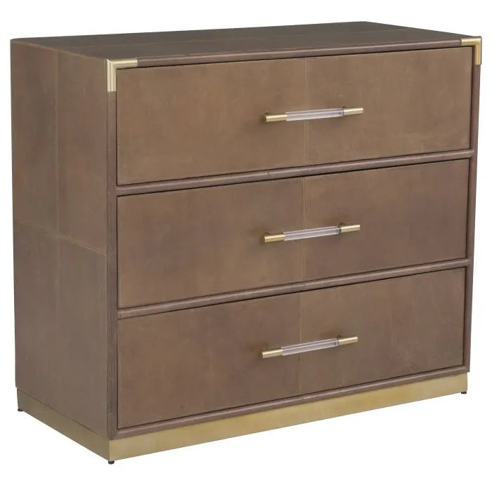 Fairfield 8071-CH Dimitri Three Drawer Chest Fairfield 8071-CH Dimitri Three Drawer Chest