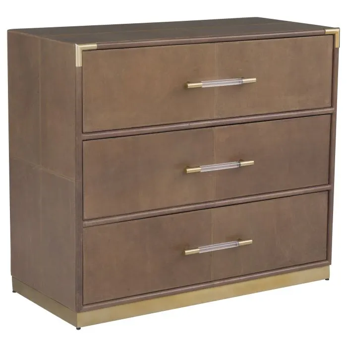 Fairfield 8071-CH Dimitri Three Drawer Chest Fairfield 8071-CH Dimitri Three Drawer Chest