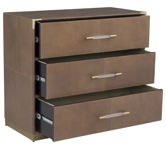 Fairfield 8071-CH Dimitri Three Drawer Chest Fairfield 8071-CH Dimitri Three Drawer Chest