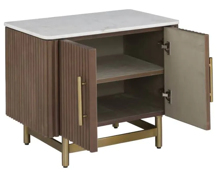 Fairfield 8072-ET-T Dimitri Two Door Nightstand Fairfield 8072-ET-T Dimitri Two Door Nightstand