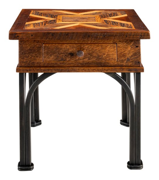 Western Heritage Furniture WH1103 Ghostwood End Table with Drawer Western Heritage Furniture WH1103 Ghostwood End Table with Drawer