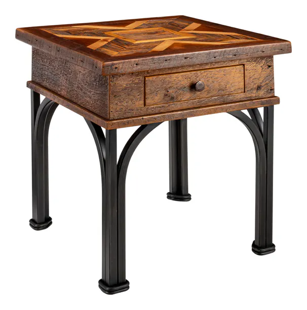 Western Heritage Furniture WH1103 Ghostwood End Table with Drawer Western Heritage Furniture WH1103 Ghostwood End Table with Drawer