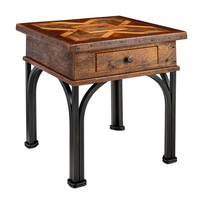 Western Heritage Furniture WH1103 Ghostwood End Table with Drawer Western Heritage Furniture WH1103 Ghostwood End Table with Drawer