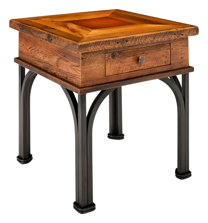 Western Heritage Furniture WH1103 Ghostwood End Table with Drawer Western Heritage Furniture WH1103 Ghostwood End Table with Drawer